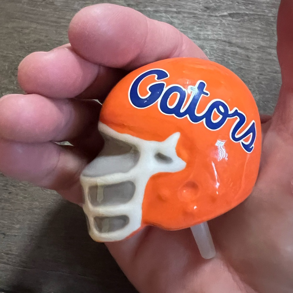 Nora Fleming Florida Gators Helmet Mini